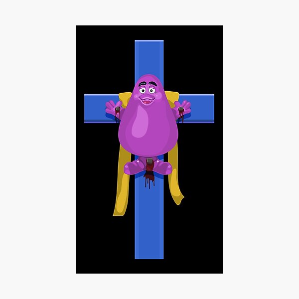 Item preview, Grimace Christ designed and sold by hellomalcolm.
