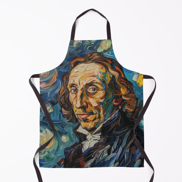 Item preview, Blaise Pascal | Painting in the style of Vincent van Gogh designed and sold by ComicsFactory.