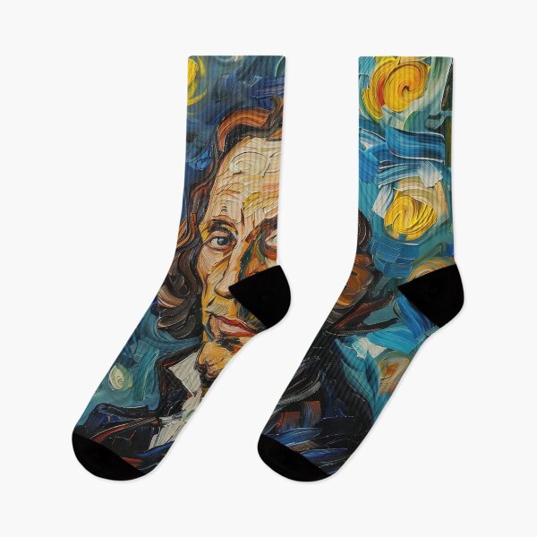 Item preview, Blaise Pascal | Painting in the style of Vincent van Gogh designed and sold by ComicsFactory.