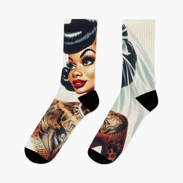 Item preview, Hot Tattoo Bride designed and sold by PulpVintage.