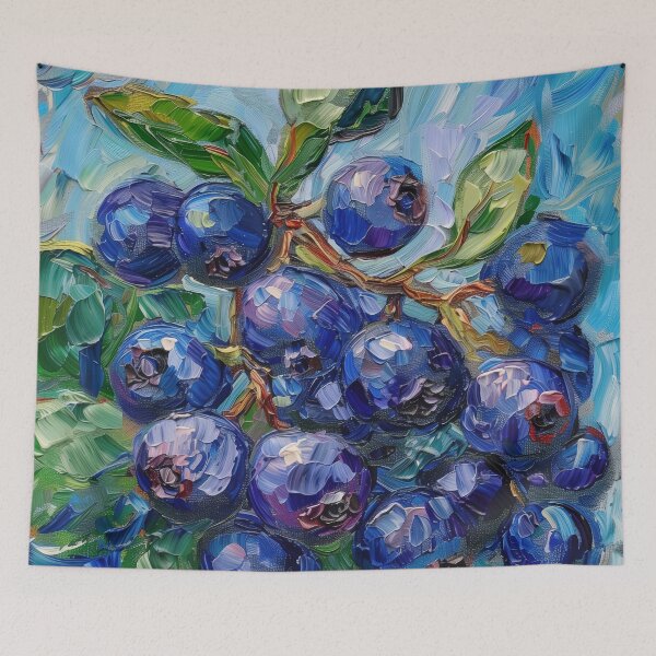 Item preview, Blueberry | Painting in the style of Vincent van Gogh designed and sold by ComicsFactory.