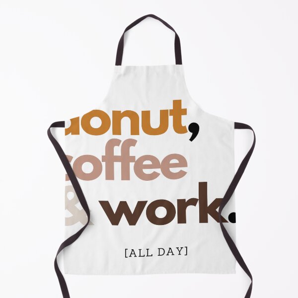 Item preview, Donut Coffee and WOrk designed and sold by Lifeontherun.