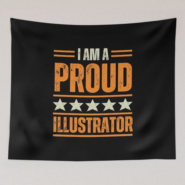 Item preview, I'm A proud Illustrator designed and sold by rootartino.