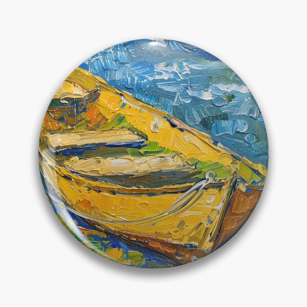 Item preview, Boat | Painting in the style of Vincent van Gogh designed and sold by ComicsFactory.