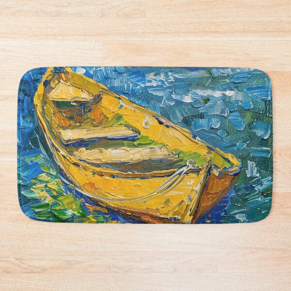 Item preview, Boat | Painting in the style of Vincent van Gogh designed and sold by ComicsFactory.
