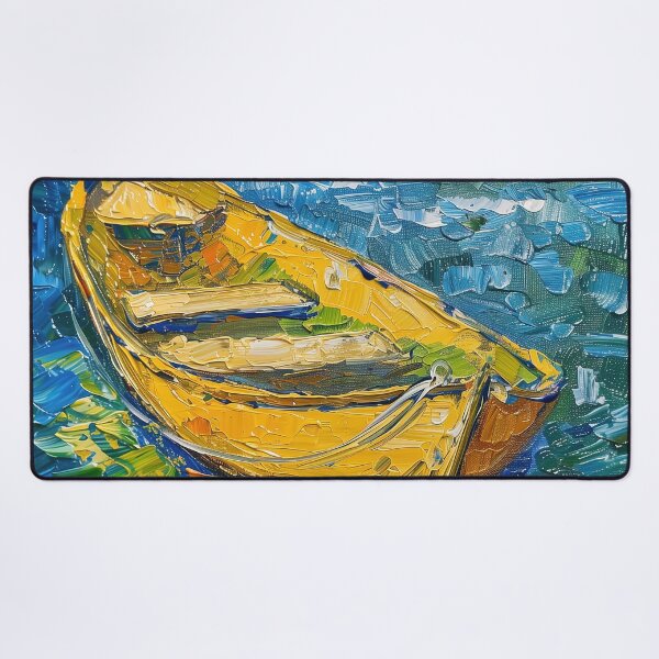 Item preview, Boat | Painting in the style of Vincent van Gogh designed and sold by ComicsFactory.