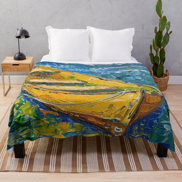Item preview, Boat | Painting in the style of Vincent van Gogh designed and sold by ComicsFactory.