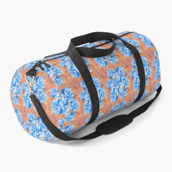 Item preview, Blue Flowers on Tan Textures  designed and sold by Dana Roper.