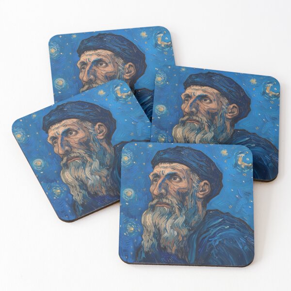 Item preview, Boethius the Consolation of Philosophy | Painting in the style of Vincent van Gogh designed and sold by ComicsFactory.