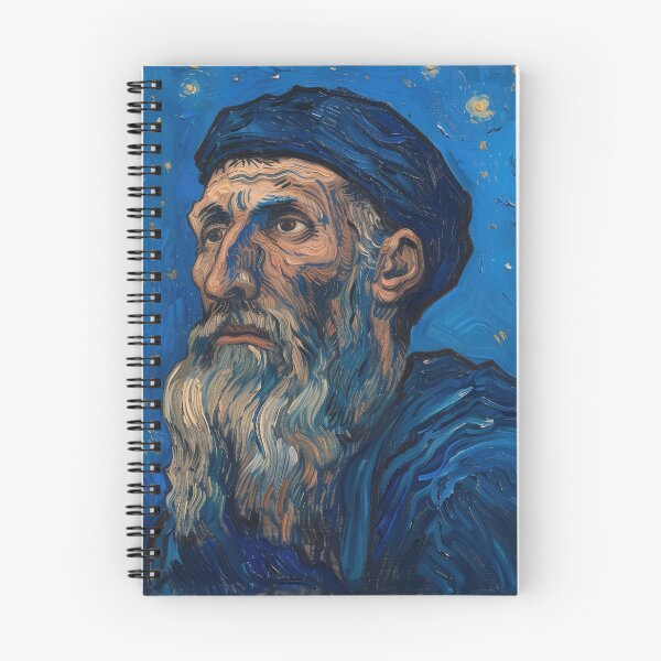 Item preview, Boethius the Consolation of Philosophy | Painting in the style of Vincent van Gogh designed and sold by ComicsFactory.