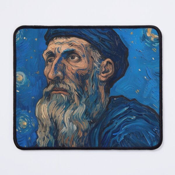 Item preview, Boethius the Consolation of Philosophy | Painting in the style of Vincent van Gogh designed and sold by ComicsFactory.