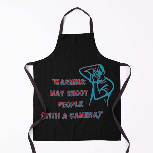 Item preview, "Warning: May Shoot People (with a Camera)" designed and sold by ART-SUNRISE.