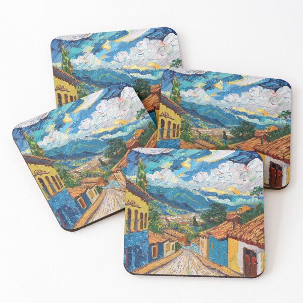 Item preview, Bogota | Painting in the style of Vincent van Gogh designed and sold by ComicsFactory.