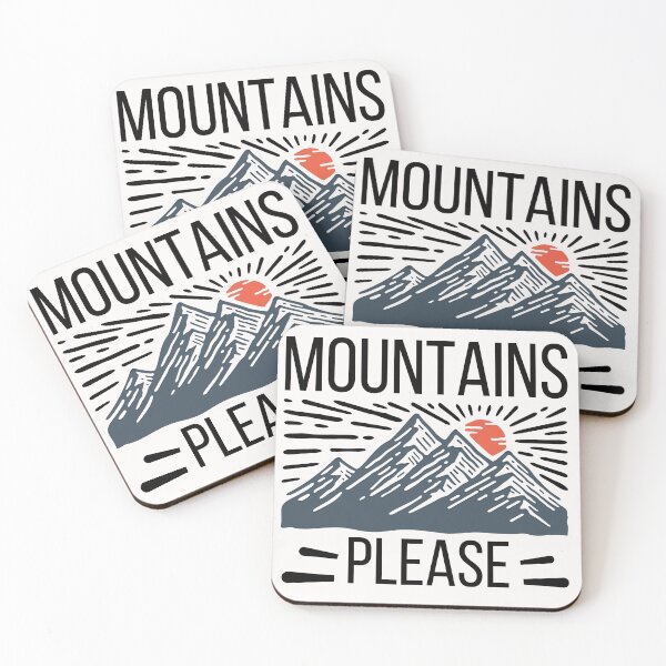 Item preview, Copy of  Mountains Please Hiking Nature Lover Camping designed and sold by Manara  -Art.