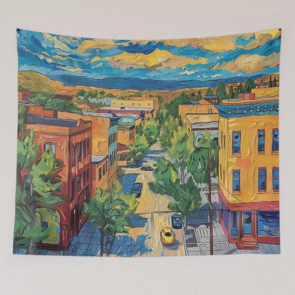 Item preview, Boise | Painting in the style of Vincent van Gogh designed and sold by ComicsFactory.