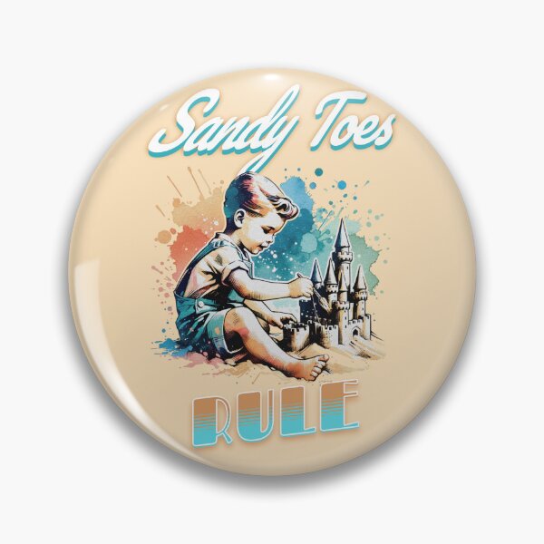 Item preview, Sandy Toes Rule Beach Boy designed and sold by PurplePajamas.