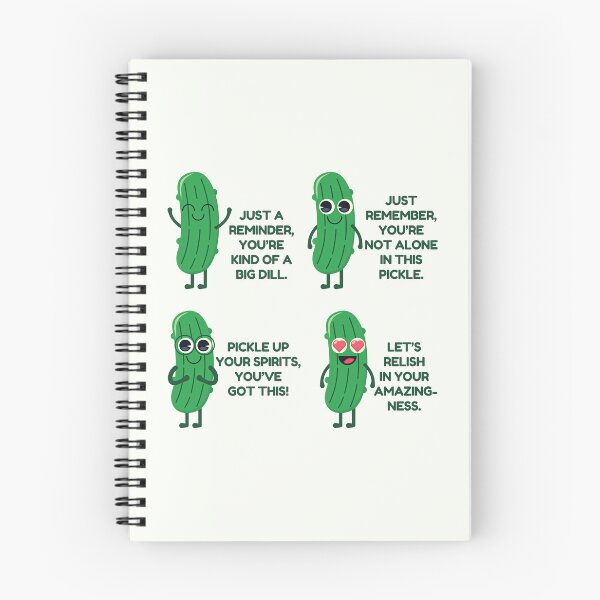 Item preview, Emotional Support Pickle Cute Cartoon Compliment Puns designed and sold by HowToCanadian.