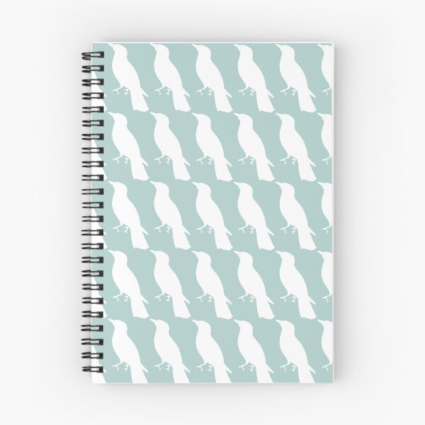 Item preview, Blue and white aesthetic birds pattern designed and sold by ElizabethCoelho.