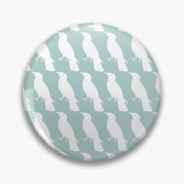 Item preview, Blue and white aesthetic birds pattern designed and sold by ElizabethCoelho.