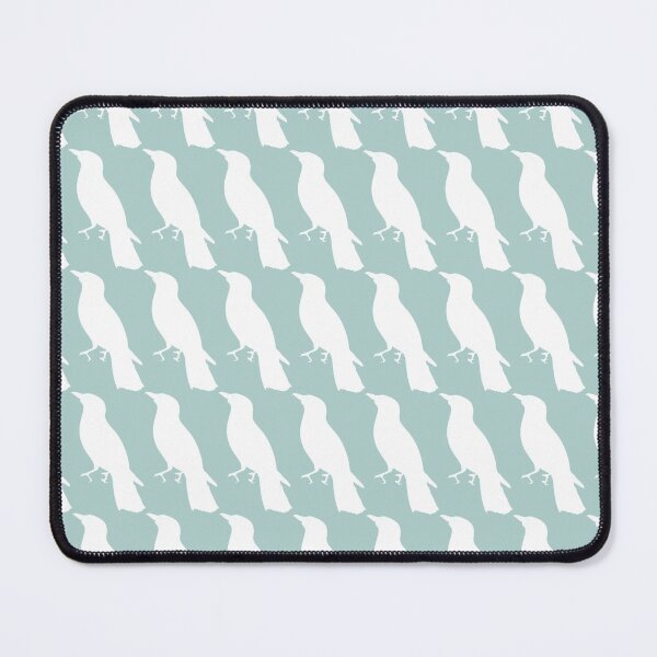 Item preview, Blue and white aesthetic birds pattern designed and sold by ElizabethCoelho.