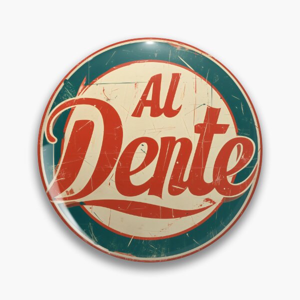 Item preview, Al Dente Circle Badge designed and sold by SweetClicks123.