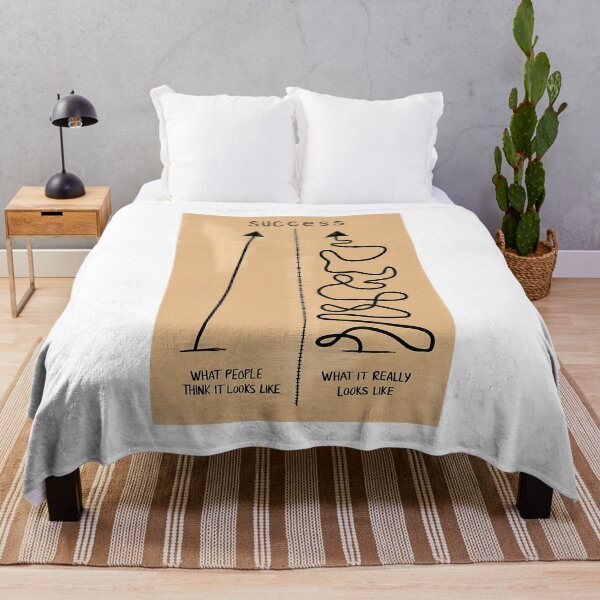 Item preview, Success: The Real Journey vs. Expectations - Humorous Art Print designed and sold by Pro AguiZoul Art.