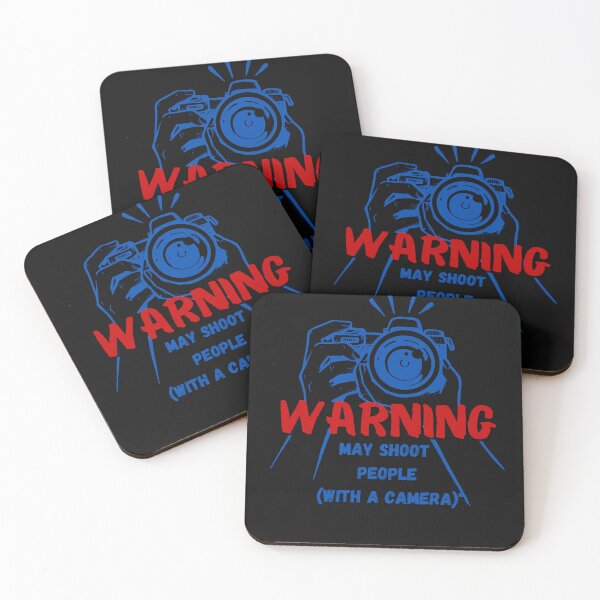 Item preview, "Warning: May Shoot People (with a Camera)" designed and sold by ART-SUNRISE.