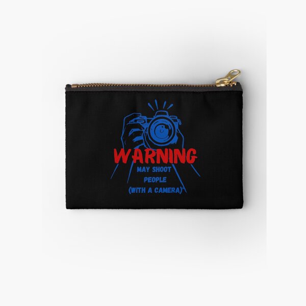Item preview, "Warning: May Shoot People (with a Camera)" designed and sold by ART-SUNRISE.