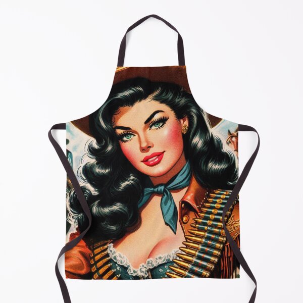 Item preview, Retro Western Pin-up designed and sold by PulpVintage.