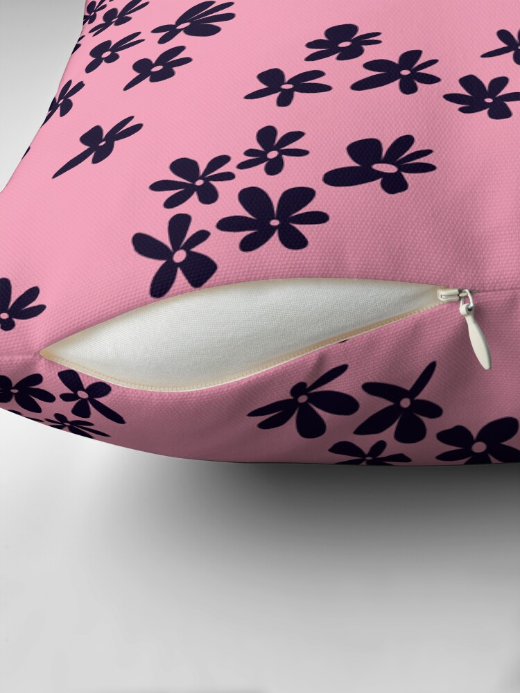 Thumbnail 2 of 4, Pillow, Retro Flower Pattern designed and sold by erinncapko.
