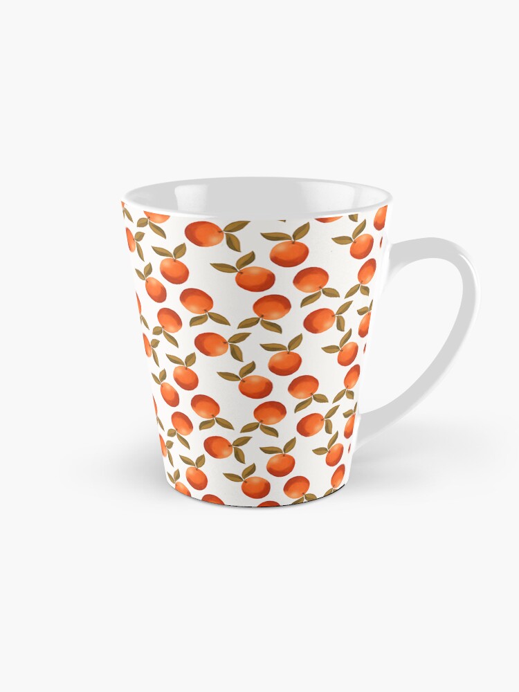 Thumbnail 1 of 4, Coffee Mug, Tiny Blood Oranges Pattern designed and sold by erinncapko.