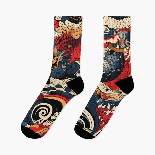 Item preview, Graphic Japanese Digital Art Pattern designed and sold by JD72shirtshop.