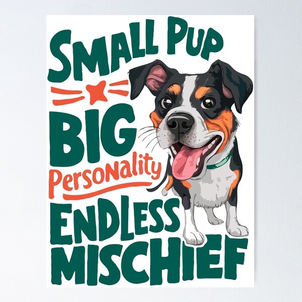 Item preview, Small pup, big personality, endless mischief (Lancashire Heeler dog) designed and sold by DoceVaga.