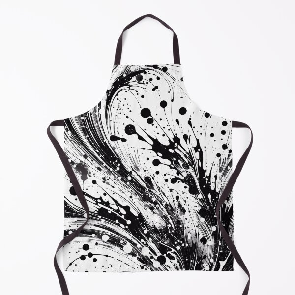 Item preview, Monochrome paint splats.  designed and sold by ShazellArt.