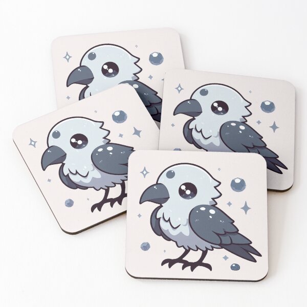 Item preview, Moonstone Crow designed and sold by LemuellTrends.