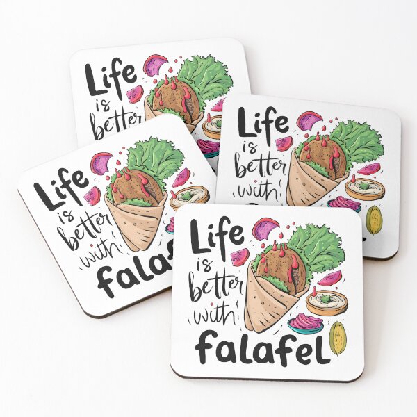 Item preview, Life is better with falafel designed and sold by veganeats.