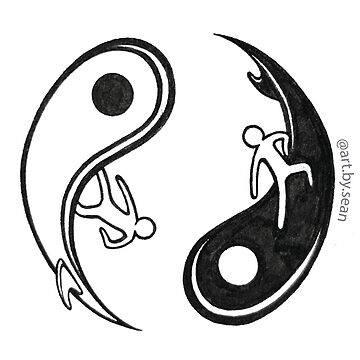 Artwork thumbnail, Yin-Yang Surf by art-by-sean
