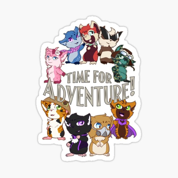 Ichtim Zeit für Abenteuer Sticker