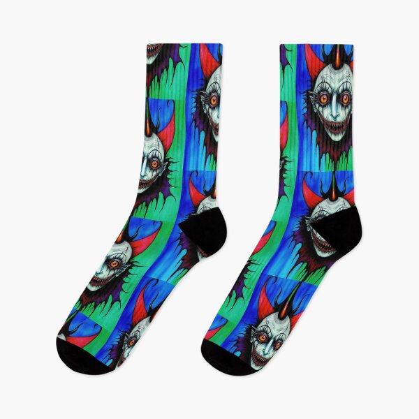 Item preview, Abstract Vintage Creepy Clown designed and sold by TheDarkWardrobe.