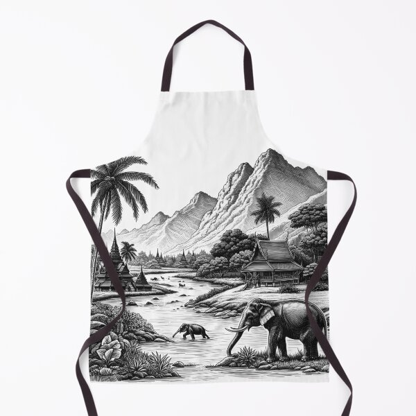 Item preview, Thai line drawings (7) designed and sold by fatimah-SL.