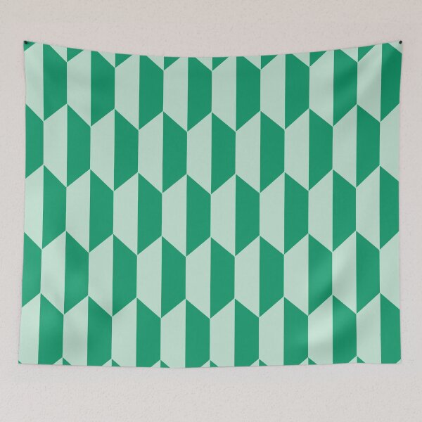 Item preview, Minty Fresh Hex Tile designed and sold by STUDIO MORE Los Angeles.