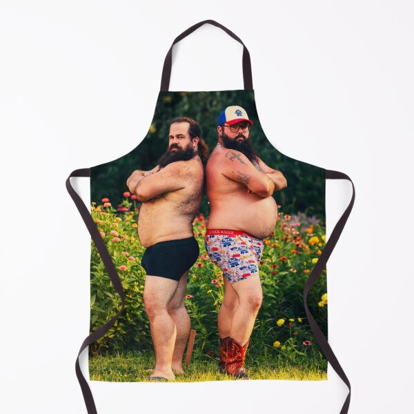 Item preview, Two Bearded Men in Underwear designed and sold by Micah Kafka.