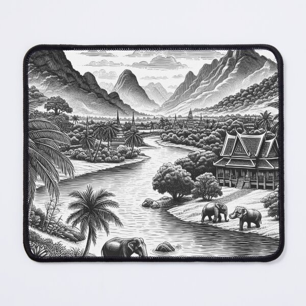 Item preview, Thai line drawings (8) designed and sold by fatimah-SL.