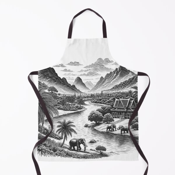 Item preview, Thai line drawings (8) designed and sold by fatimah-SL.