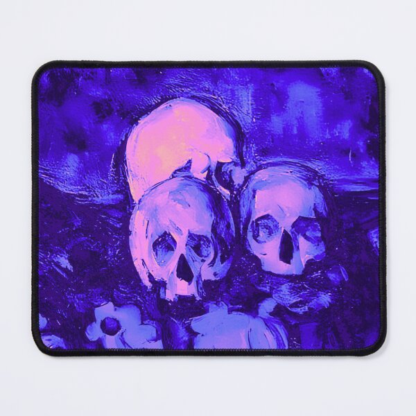 Item preview, Violet Visions - Spooky Cézanne Skulls designed and sold by Psycheek.