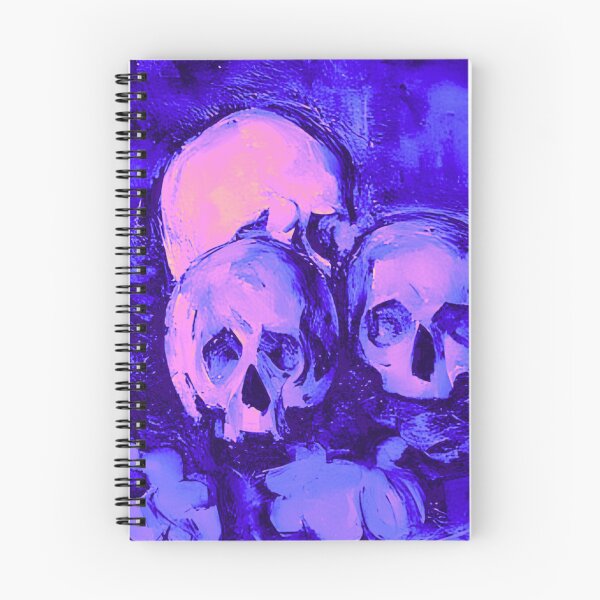 Artikelvorschau, Violet Visions – Gruselige Cézanne-Totenköpfe entworfen und verkauft von Psycheek.