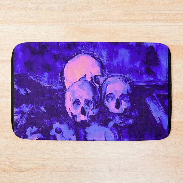 Item preview, Violet Visions - Spooky Cézanne Skulls designed and sold by Psycheek.