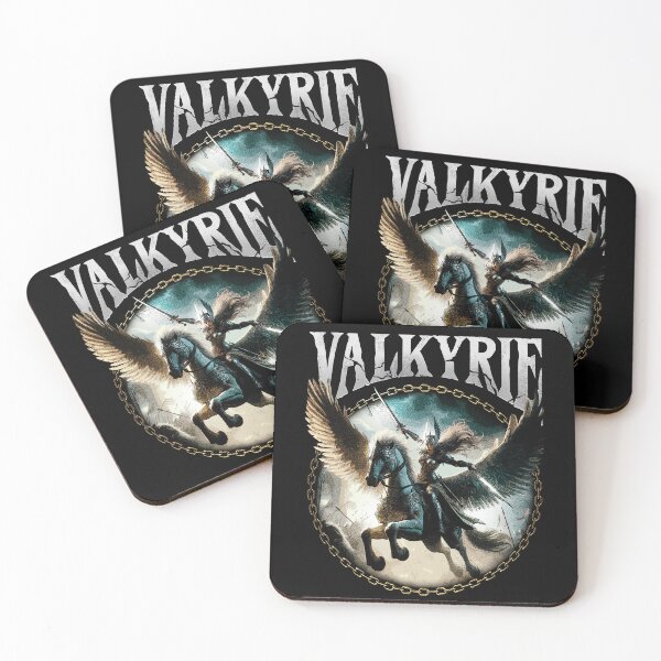 Item preview, Valkyrie in Flight - High-Quality Norse Mythology Wall Art Print designed and sold by Snoobdesignbkk.