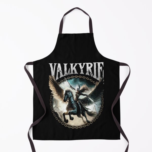 Item preview, Valkyrie in Flight - High-Quality Norse Mythology Wall Art Print designed and sold by Snoobdesignbkk.