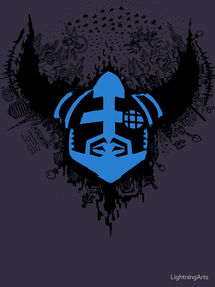 Megaran: Symphonies of the Knight- Black & Blue by LightningArts